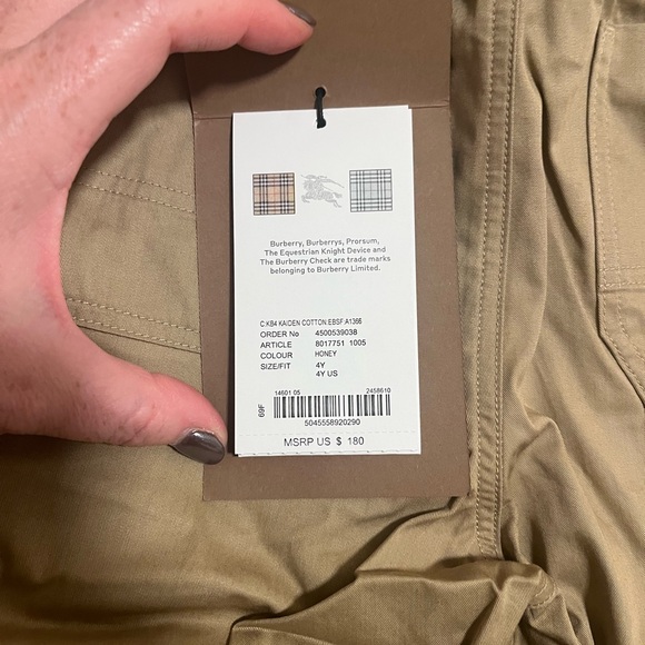 Burberry Boy Pants (4) - Picture 6 of 7